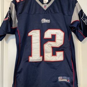 Reebok NFL Navy Blue Jersey Y L 14-16